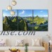 wall26 3 Panel Canvas Wall Art - Bird View Landscape of Roads Curve along the Mountains - Giclee Print Gallery Wrap Modern Home Decor Ready to Hang - 24"x36" x 3 Panels   